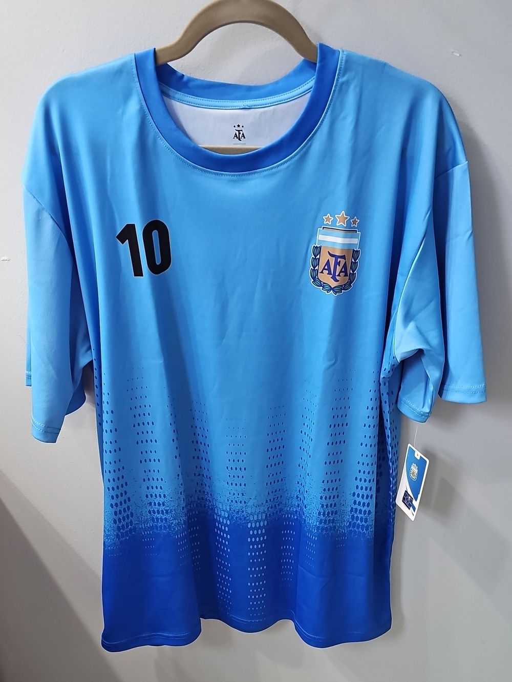 Men's Messi #10 Argentina Jersey XL